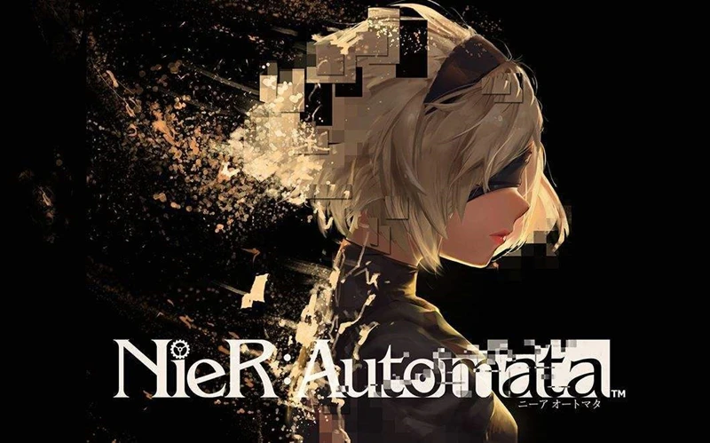 Игра NieR Automata 2B героиня Косплей ONSEN Косплей Костюм Черное женское платье с перчатками+ маска+ повязка на голову обувь для костюмированной вечеринки