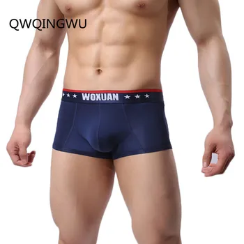 

Men's Sexy Boxers Ultra-Thin Underwear Ice Silky Breathable Fitting Shorts Sleepwear Boxer Sexy Clothing Underpants Boxers