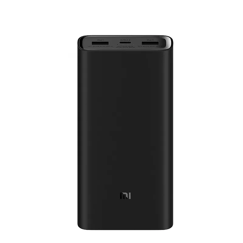 Оригинальный внешний аккумулятор Xiaomi 20000 мАч 3 USB C 45 Вт Двусторонняя батарея