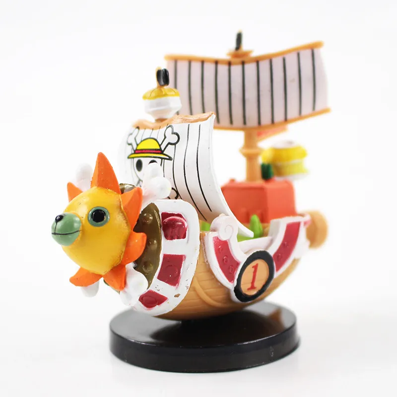Аниме одна фигурка из ПВХ лодочный пиратский корабль|Игровые фигурки и