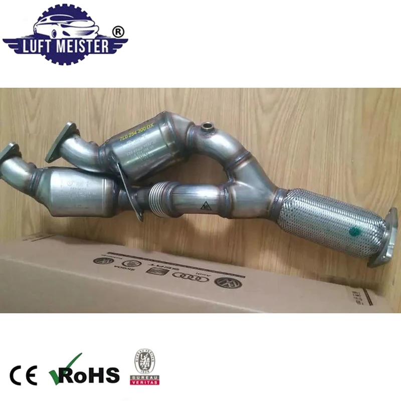 

1pc OEM Front Catalytic Converter for Volkswagen Touareg 3.2 V6 2003-2006 Exhaust Pipe 955113300AX 95511330000 7L0254300DX