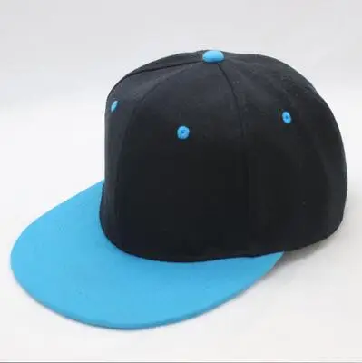 Full Close Hip Hop Cap Blank Whole Closure Women Men's leisure Flat Brim Bill Hip Hop Baseball Cap Snapback Hat - Цвет: 1