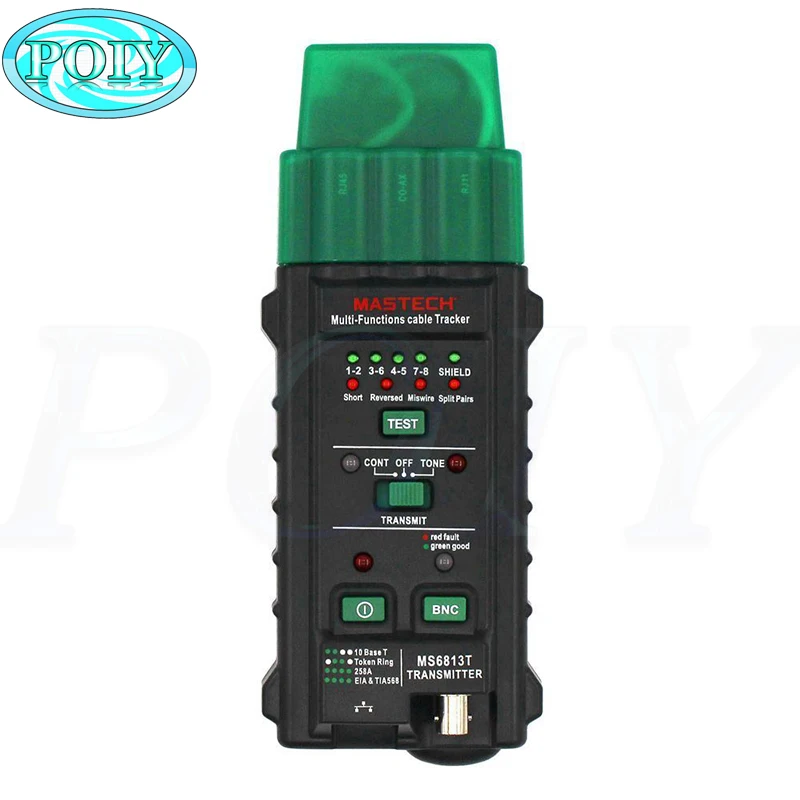 

MASTECH MS6813 Multifunction Network Cable & Telephone Line Tester Detector Tracker Autoranging multimeter