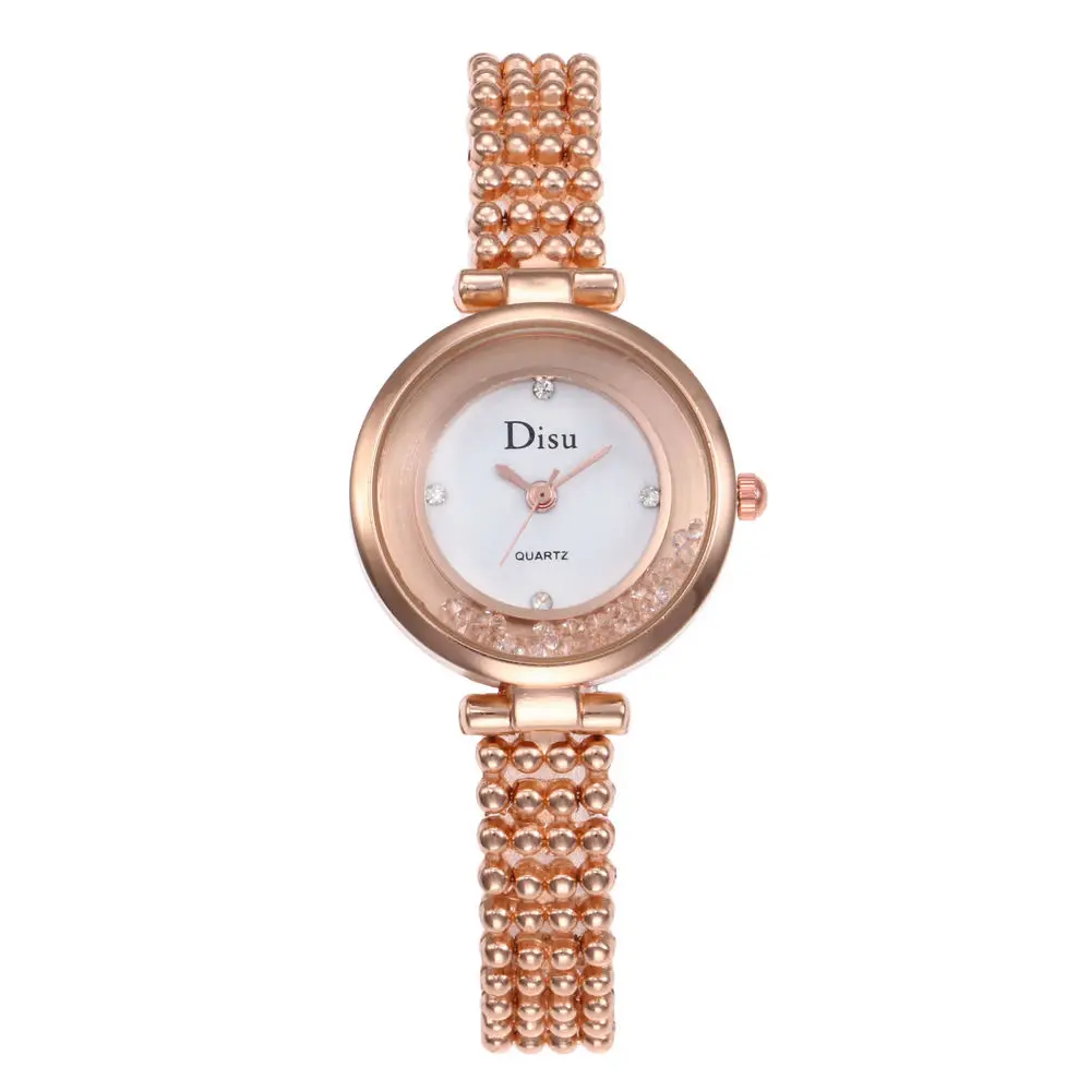 Высокое качество красивые модные женские часы-браслет женские часы повседневные круглые Аналоговые кварцевые наручные часы-браслет для женщин