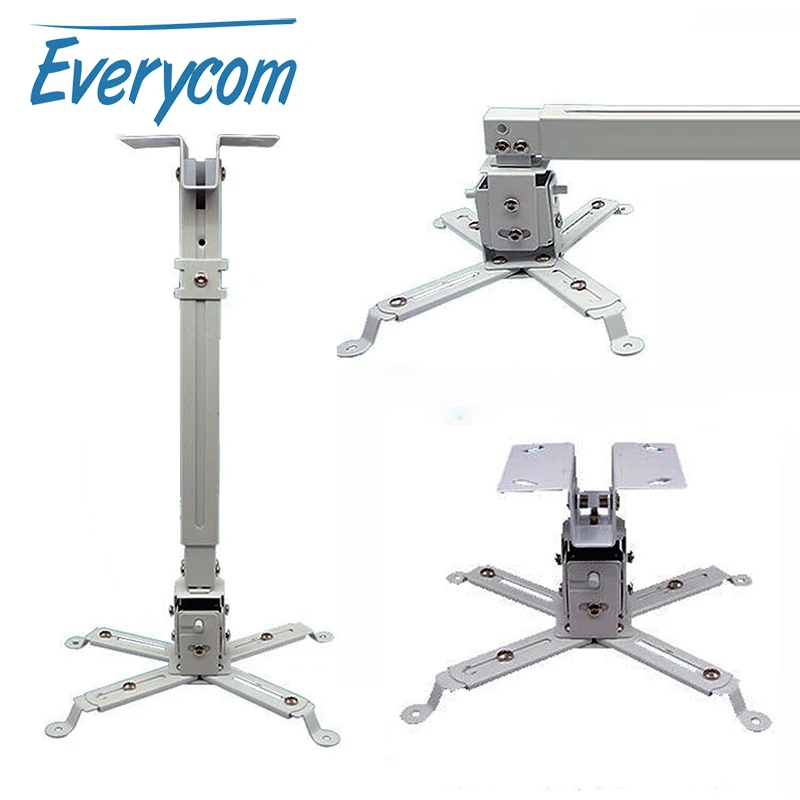 Everycom قابل للتعديل البروجكتور السقف جبل تحميل 5 كجم سقف جدار قوس ل شماعات شنقا LCD DPL العارض Everycom قابل للتعديل البروجكتور السقف جبل تحميل 5 كجم سقف جدار قوس ل شماعات شنقا LCD DPL العارض