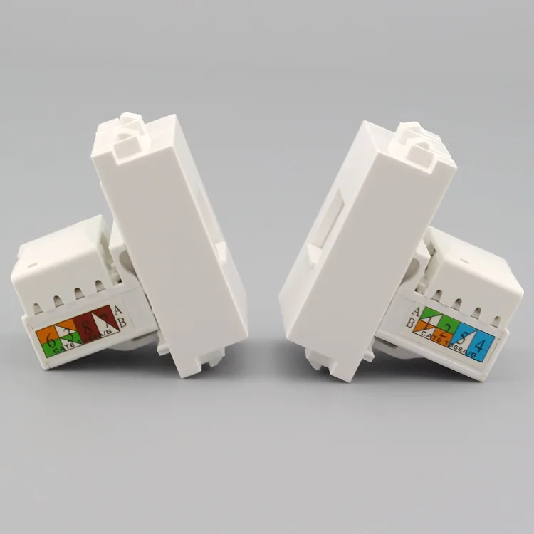 SeTo 128 Тип RJ45 Cat6 сетевой модуль Gigabit соединитель Keystone для настенной пластины