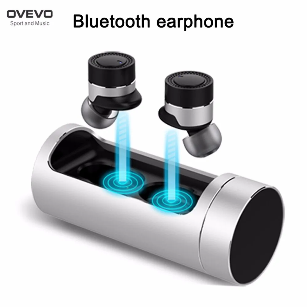 

Original OVEVO Q62 Wireless Bluetooth Earphone With Portable Charging Dock Cabin Seat Stereo Wireless Headset For Smartphones