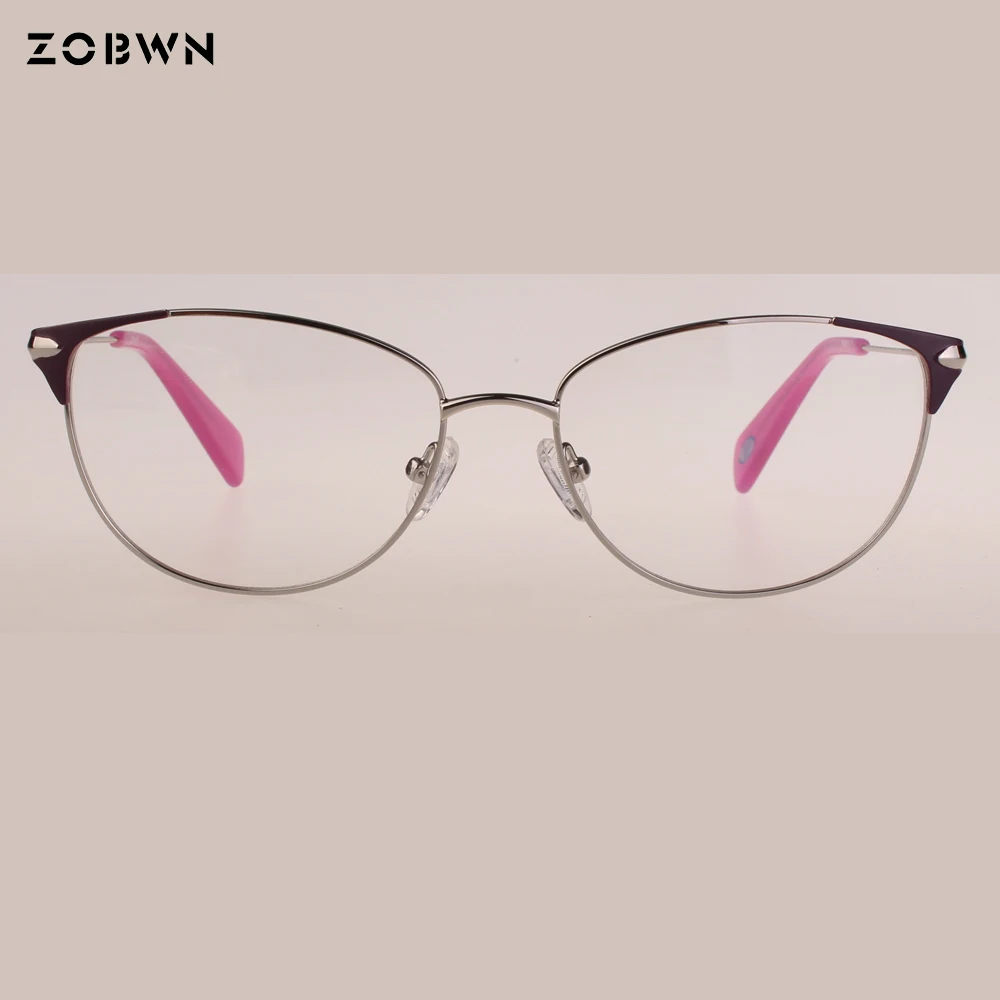 Ретро очки высокого качества, черные, кошачий глаз, фиолетовые очки для женщин, gafas oculos de grau feminino, женские винтажные очки