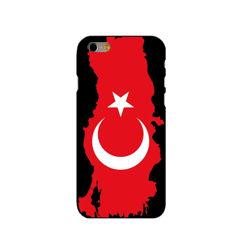 Ретро турецкий Национальный Флаг Жесткий Чехол для iPhone 4s 5s se 5c 6 6s Plus 7 7 plus 8 8 plus чехол