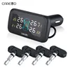 Автомобильная Беспроводная система контроля давления в шинах TPMS с 4 датчиками, ЖК-дисплей, монитор, гнездо прикуривателя CAREUD U903 ► Фото 1/6