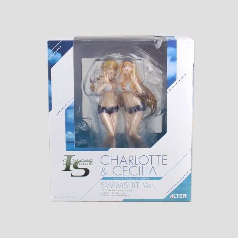 Купальник с аниме 24 см Infinite Stratos Charlotte & Cecilia. 1/7 масштаб предварительно окрашенные
