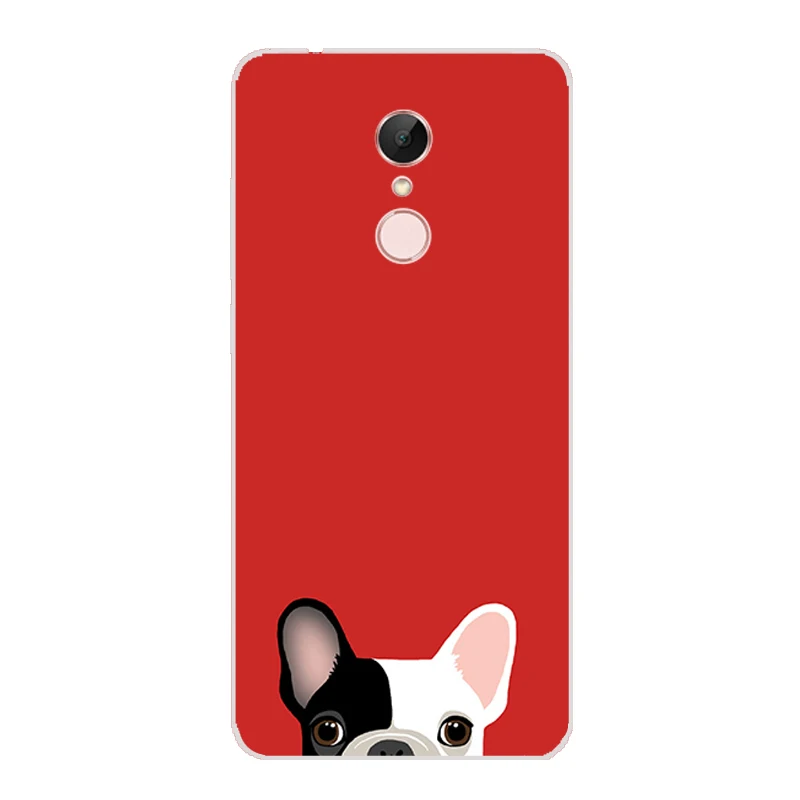 Xiaomi redmi 5 plus Case Cover TPU Case For Xiaomi redmi 5 plus Phone Cover Sweet Floral Cute Cat TPU Redmi 5 p Soft Case 100% 6