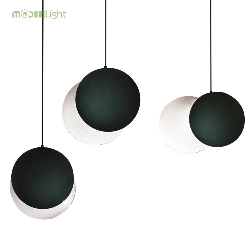 

Mooielight New moon pendant lamp Modern Artist design Creative Art Hanging Lamps for Cafe Restaurant home deco lighting 110-240V