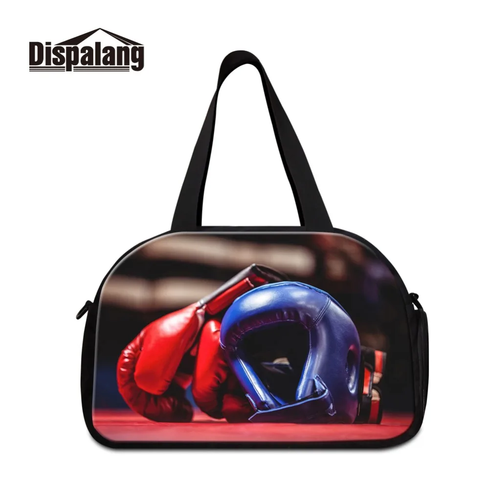 

Dispalang Minimalist Out Door Shoulder Bags with Separate Space for Shoes Travel Totes for Men Superb Quality Print Boxing Glove