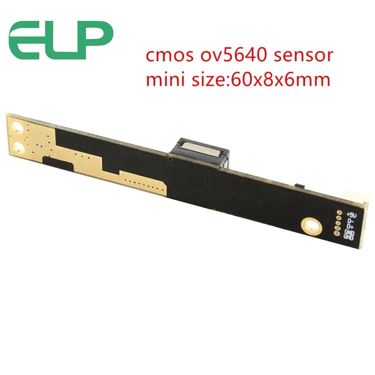 ELP UVC длинные полосы формы Mjpeg 5mp OV5640 Высокое разрешение Мини автофокус камеры PCB с 60 градусов объектив