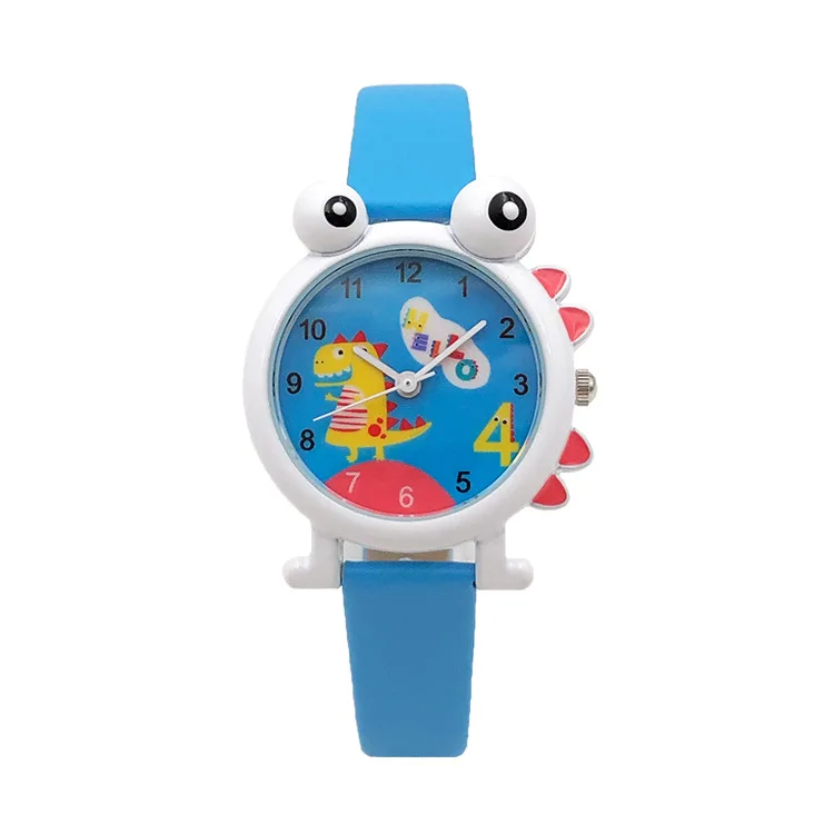 

New style kids cute little dinosaur shape student watch soft belt breathable male girl quartz electronic watch