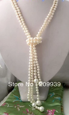 

huij 002967 White Freshwater Pearl 12mm South Sea Shell Necklace