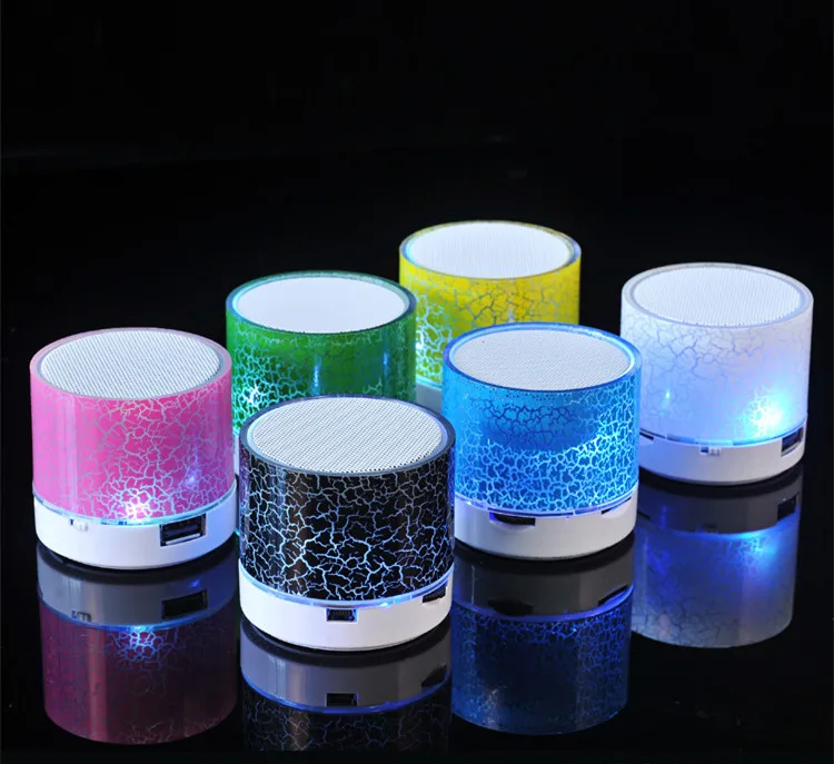 Car Styling Bluetooth Car kit font b Music b font Speaker Wireless Rainbow LED Light Hands