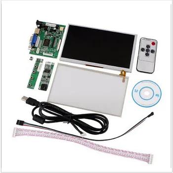 

INNOLUX 7" inch Raspberry Pi LCD Touch Screen Display TFT Monitor AT070TN90 with Touchscreen Kit HDMI VGA Input Driver Board