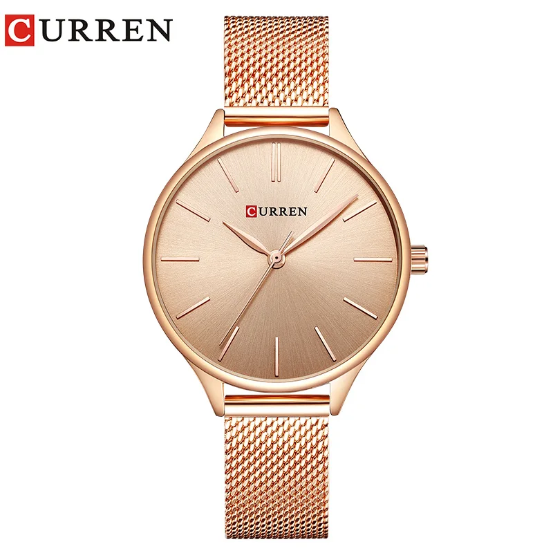 

CURREN 2019 Watch Women Casual Fashion Quartz Wristwatches Creative Design Ladies Gift relogio feminino girlfriend gift time