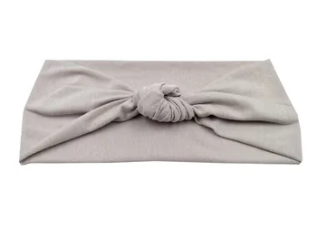 

J17388 2017Newest spring stretch fashion silver shimmer knot headbands solid headwear set hair accessories headband for women