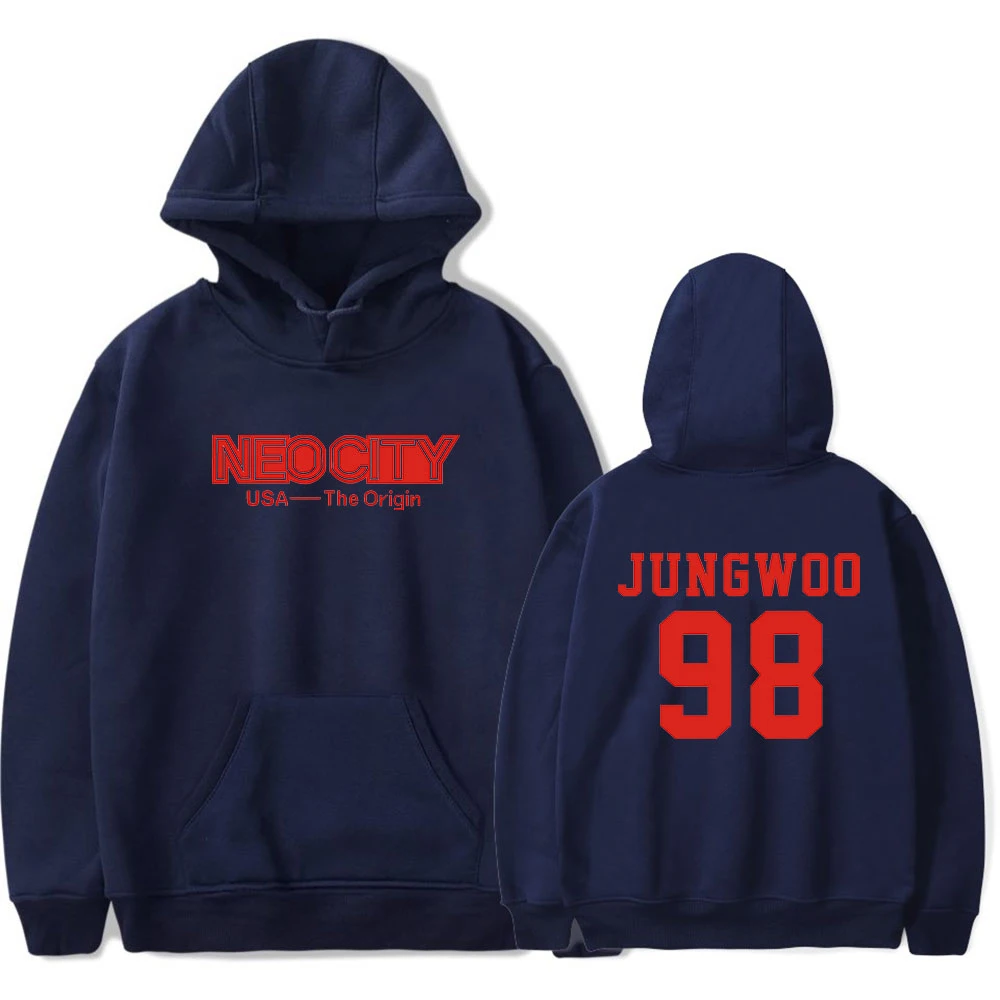 

New Hot Nct 127 Fans Hoodie NEO CITY JUNGWOO Print Sweatshirt Keep warm Men Women Hoodies Leisure Boy/Girl Streetwear