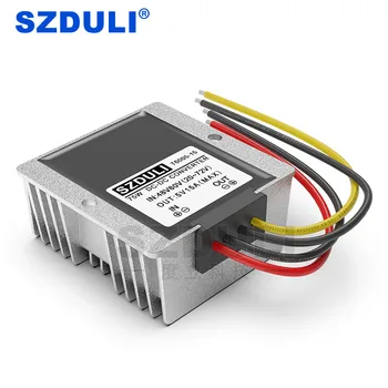 

36V 48V 60V to 5V 15A DC step-down power converter 20~72V to 5V 75W car transformer module CE RoHS