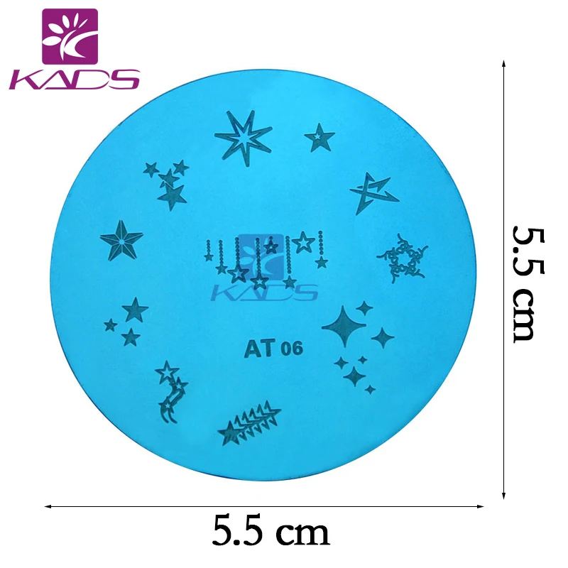 KADS AT06 Звезда Стиль Nail Art Украшения Штамп Лак Для Ногтей Art Stamp Для Моды DIY Для Ногтей Красоты Nail Art image штамп