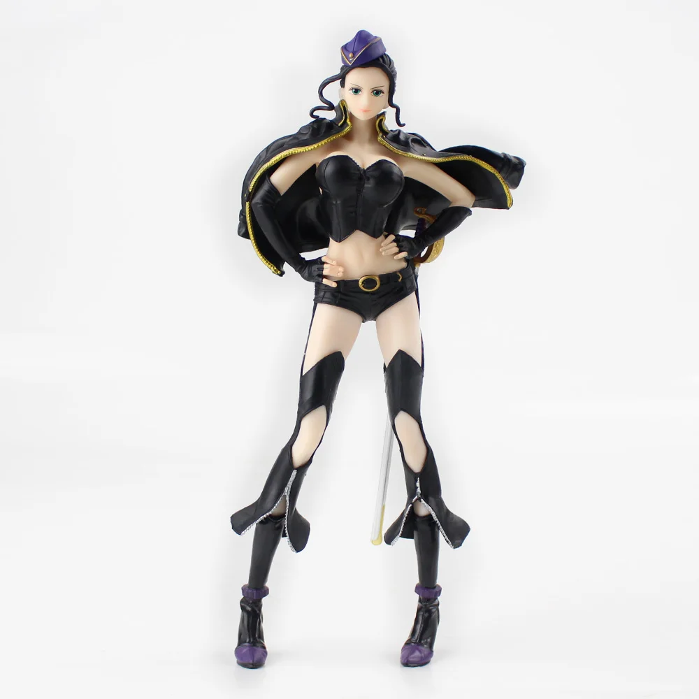 

26cm One Piece Robin Nico Action Figure Black Clothes Ver. Robin PVC figure Toy Brinquedos