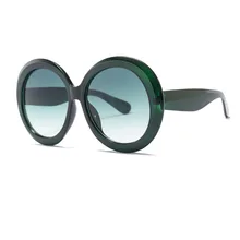 Большие круглые дизайнерские солнцезащитные очки больших размеров в стиле ретро, женские модные Овальные Солнцезащитные очки, женские очки, мужские солнцезащитные очки с УФ-защитой