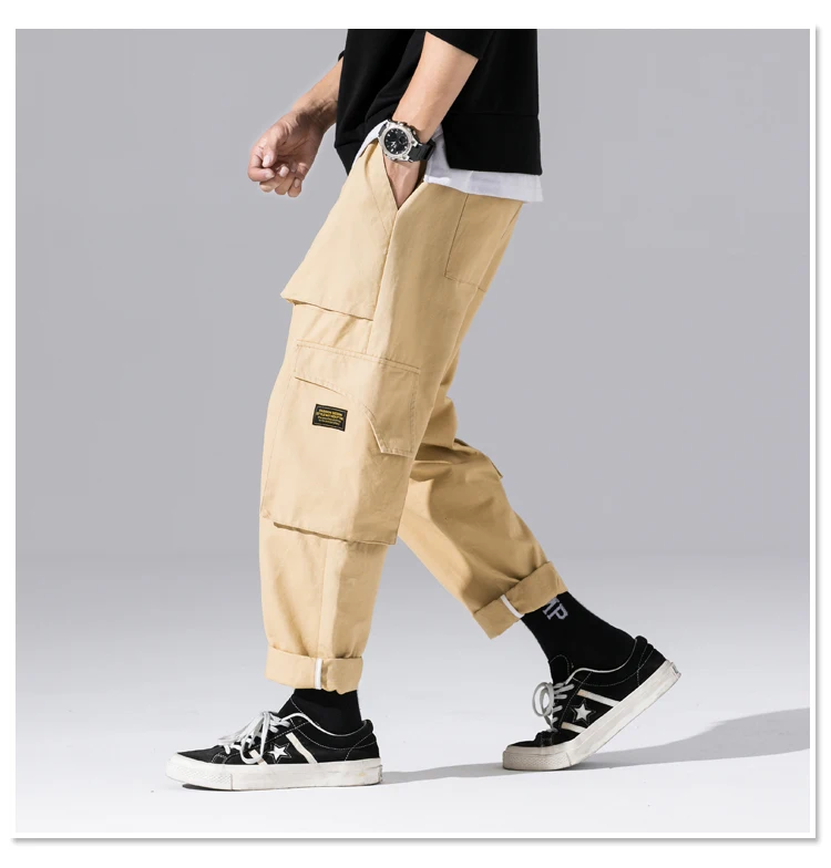 2018 Мужские штаны с принтом, эластичные шаровары в стиле хип-хоп, повседневные брюки карго, зеленые джоггеры с камуфляжным принтом