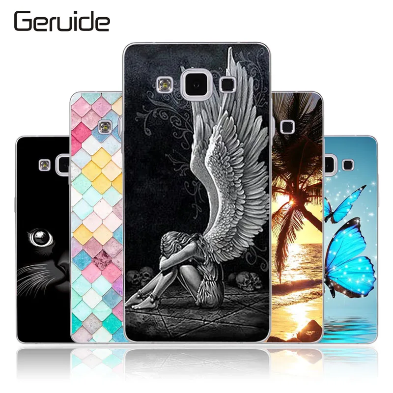 

Geruide for Samsung Galaxy E5 E500 E500F 5.0" Case Printed Soft Silicon TPU Phone Back Cover Case For Samsung E5 E 5 Case Cover
