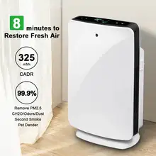 AUGIENB очиститель воздуха истинный с HEPA фильтром запах аллергии для удаления дыма/Dus,/VOCs/пыльца/Pet Dander/PM2.5 домашнего использования в офисе