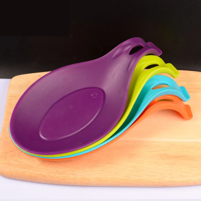 1 шт. силиконовая подставка для ложки термостойкая кухонная посуда держатель для кухонной лопатки инструмент для приготовления пищи