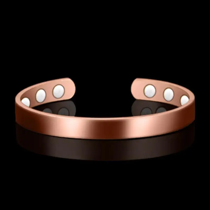 

Magnetic Copper Bracelet Healing Bio Therapy Arthritis Pain Relief Bangle Cuff Magnetic therapy Bracelet For Women #13