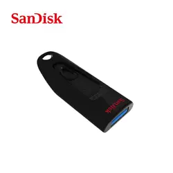 Оригинальный SanDisk флешки USB 3,0 CZ48 USB флешка 64 ГБ 16 ГБ 32 ГБ 128 ГБ 256 ГБ Memory Stick 100 МБ/с. узнать Скорость флэшки