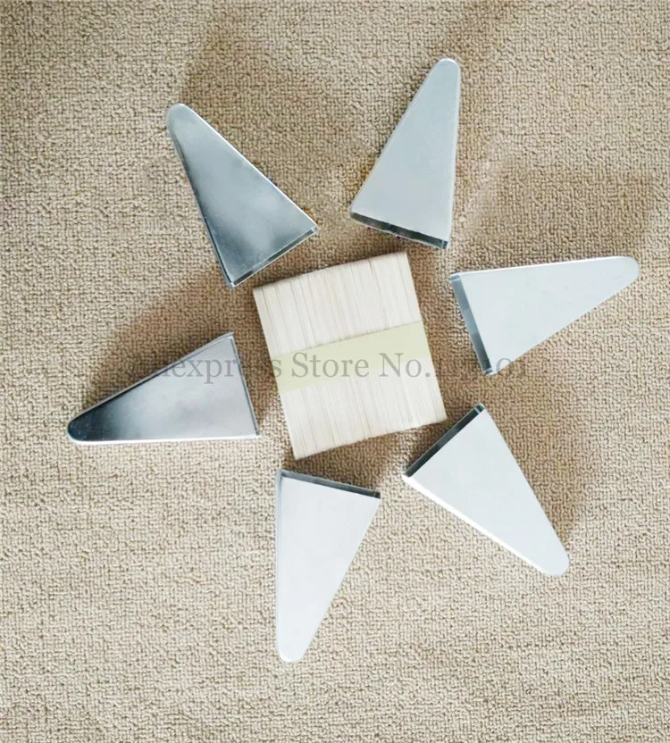 Ice Pop Mold 6pcs/lot Popsicle Molds Triangle Shape Ice Cream Mold DIY Ice-lolly Molds FULL 304 Stainless Steel Ice Pop Mold 6pcs/lot Popsicle Molds Triangle Shape Ice Cream Mold DIY Ice-lolly Molds FULL 304 Stainless Steel