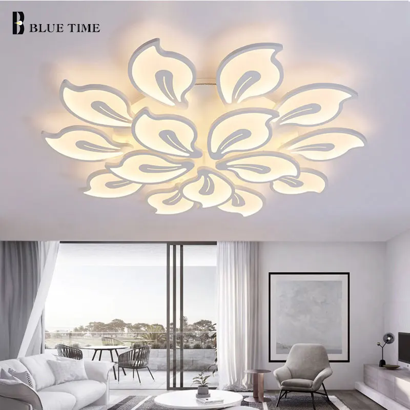 

White and Black Acrylic Modern Led Ceiling Lights For living Room Bedroom studyroom White Modern lamp White CeilingLamp Fixtures