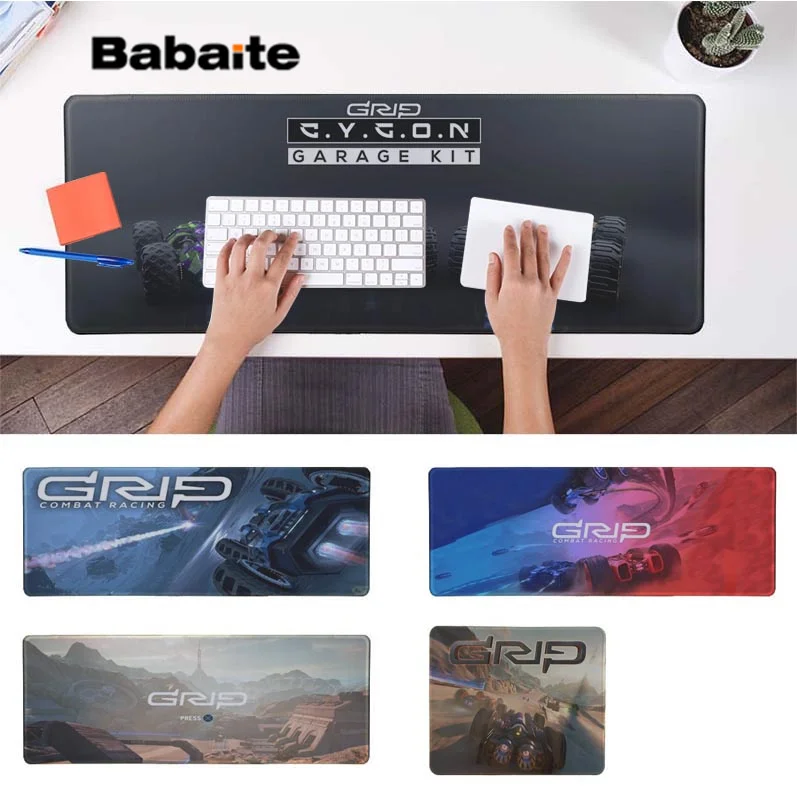 

Babaite Funny GRIP Combat Racing Customized MousePads Computer Laptop Anime Mouse Mat Rubber PC Computer Gaming mousepad