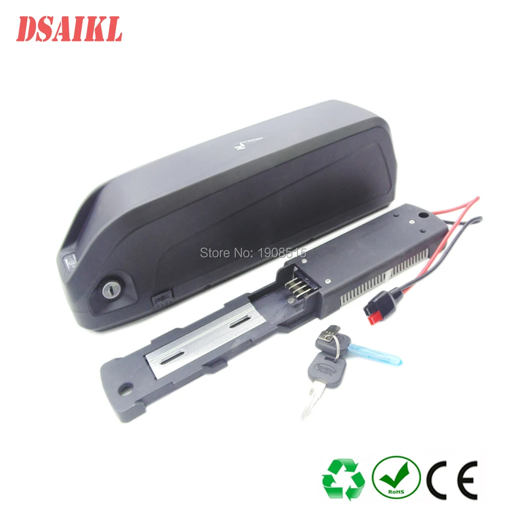 

free shipping new arrival 1000w 14S4P downtube mounted 52v 14ah e-bike battery pack