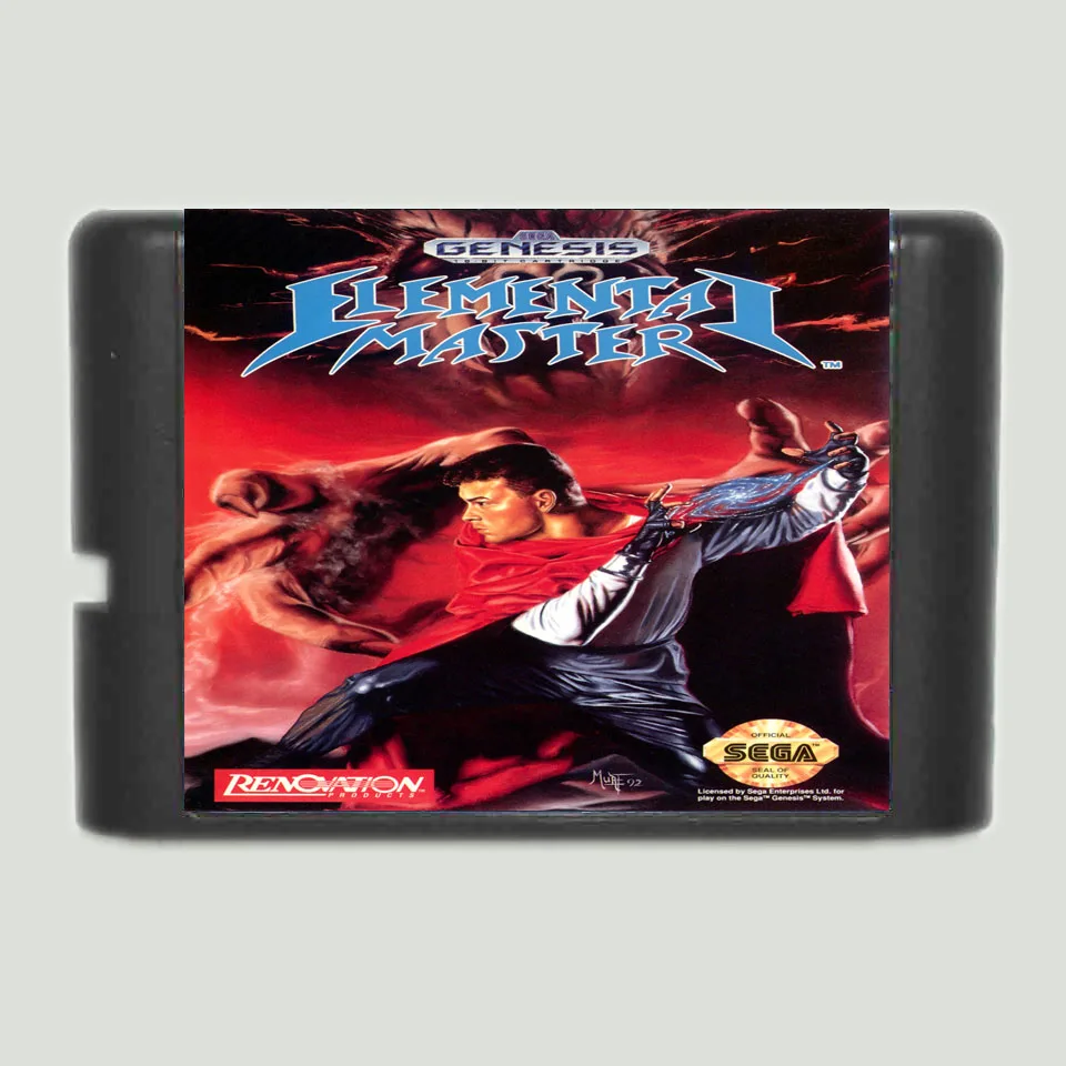 

Elemental Master 16 bit MD Game Card For Sega Mega Drive For Genesis