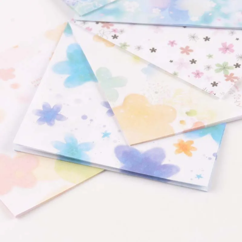 

20 Sheets Mix Color DIY Kids Folded Paper Square Paper Craft Origami Folding Paper Flower Patterned Papers c2516-12