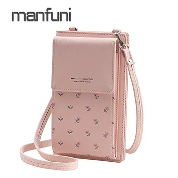 

Women Wallet Crossbody Bags For Women Fashion PU Leather Long Wallets For phone Female Card Holder Money Bag Coin Girl Purses