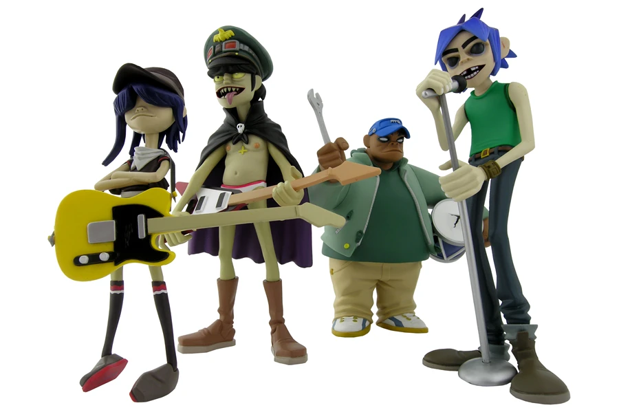 На заказ, на холсте, художественные Gorillaz плакат Gorillaz наклейка музыкальная группа наклейки на стену обои с узором «лапша» руссель Мурдок Фреска домашний Декор#2824