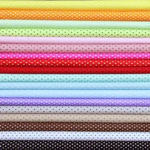 Хлопок, пэчворк, 18 цветов, 25 см x 26 см, горошек для шитья, стеганое постельное белье, детское текстильное Детское покрывало, хлопковая ткань