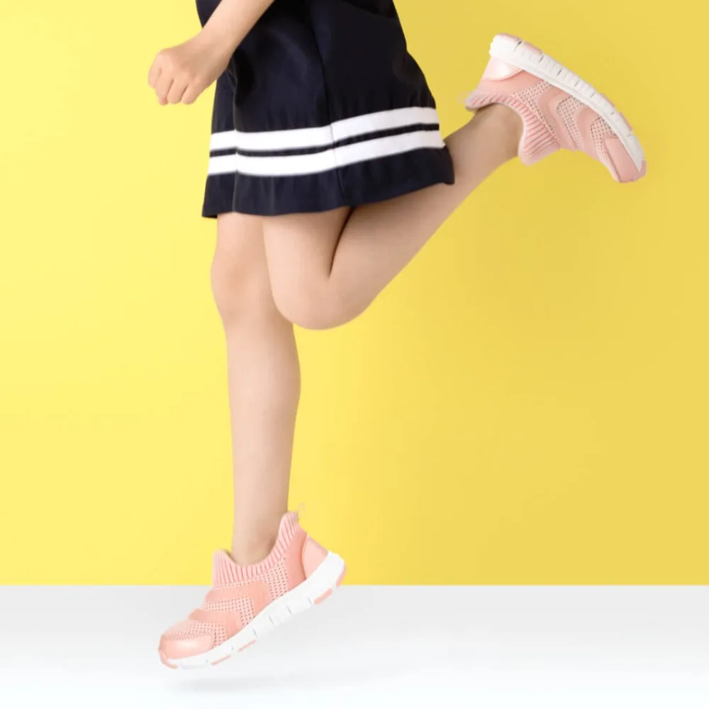 Новые легкие детские кроссовки youpin, высокая эластичность, EVA подошва, летающая ткачество, дышащая Беговая Нескользящая спортивная обувь