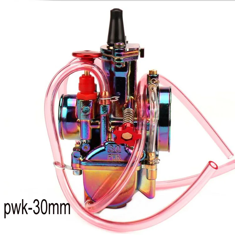 Красочные для Keihin PWK 28 мм 30 мм 32 мм 34 мм карбюратор мотоцикл 2T 4T двигатель скутеры Dirt Bike ATV Moto Carburador