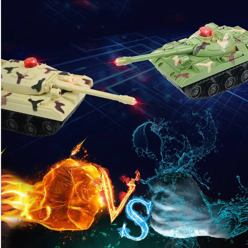 Children's Toy Remote Control Tank Infrared Battle Tank Car Simulation Military Model Electric Tank Car Toy Children's Gift
