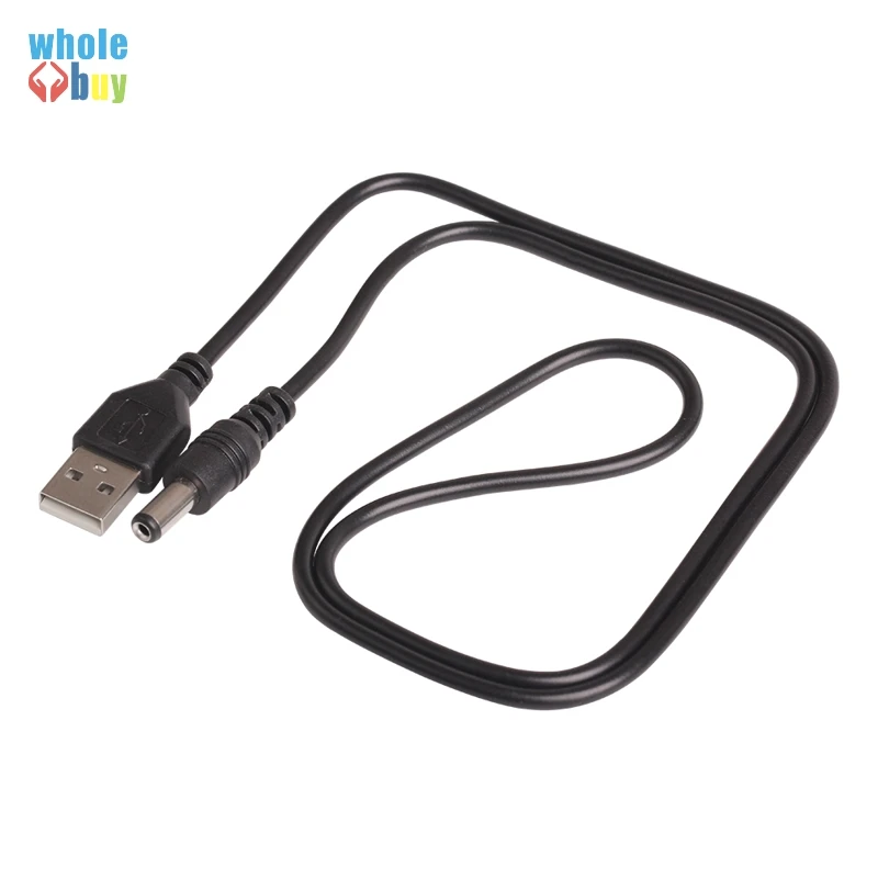 USB к DC5.5 зарядная электронная линия данных электронные аксессуары USB к DC 5,5*2,1 мм медь с сердцевиной, кабель питания 400 шт./партия