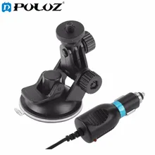 Sale Suction Cup Bracket with Sports Camera Car Charger for SJ Series Action Camera SJ4000/SJ3000 / SJ2000 / SJ1000 Mount Accessories